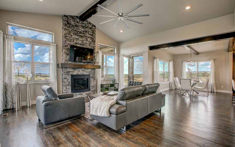 The Summit by Jayden Homes great-room